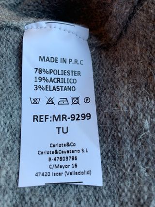 Conjunto de vestido y chaquetaabrigo de punto