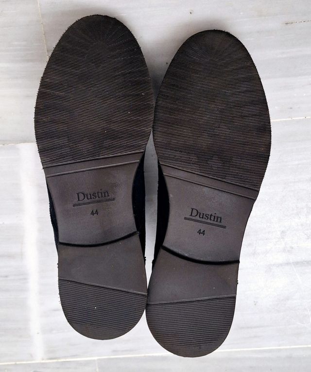 Botines con cuerdas De ante azul