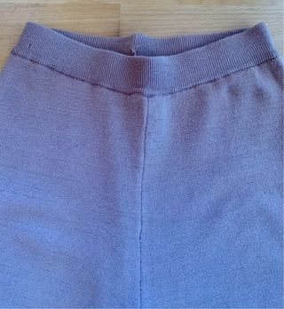 Conjunto de pantalón y chaqueta de punto