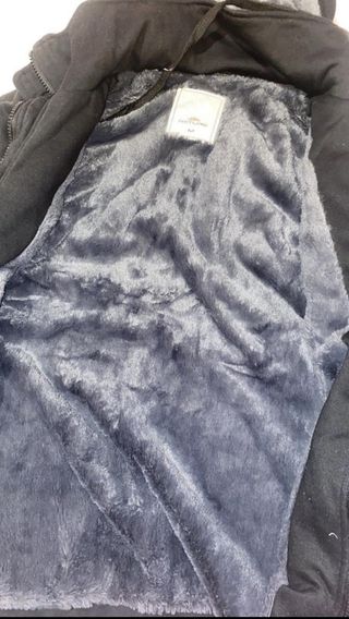 Chaqueta negra de abrigo 