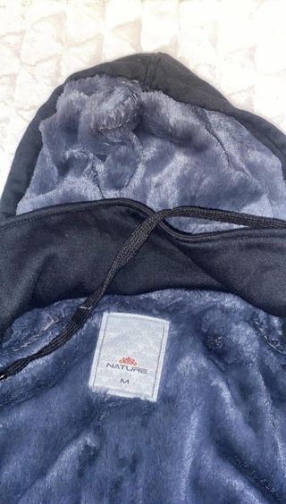 Chaqueta negra de abrigo 