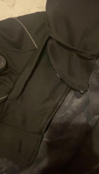 Chaqueta negra de abrigo 