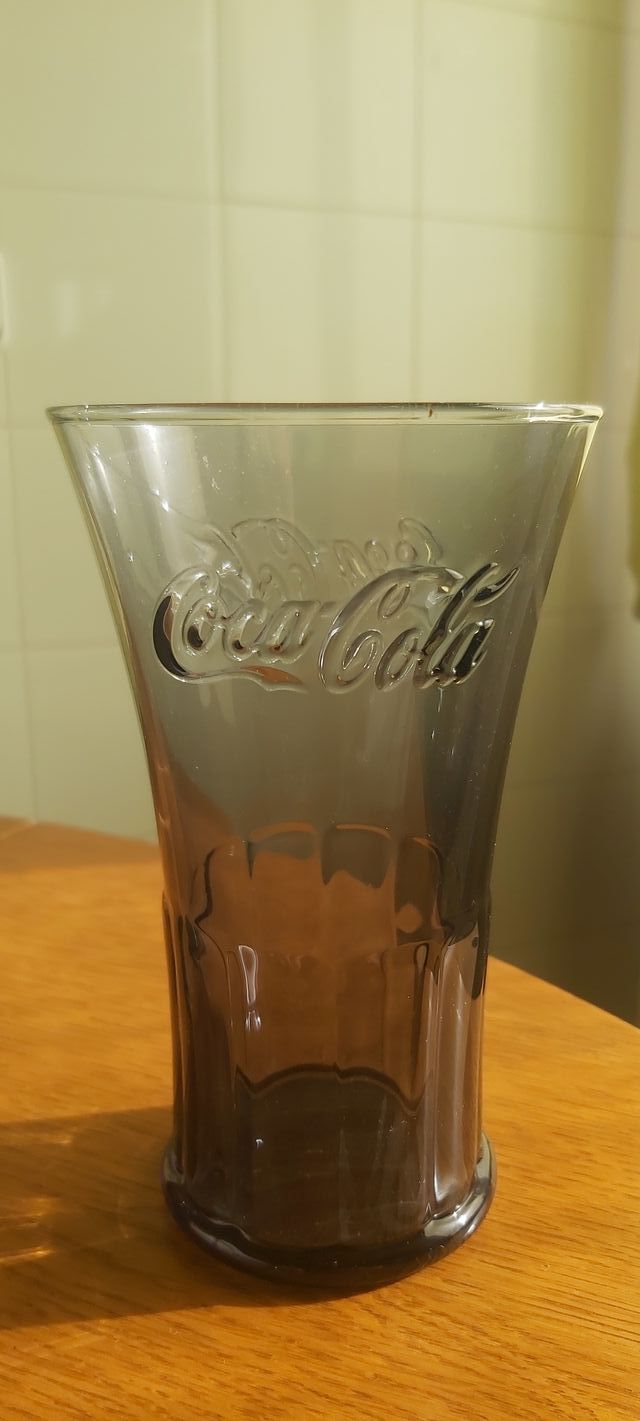 Vasos de cristal de Cocacola