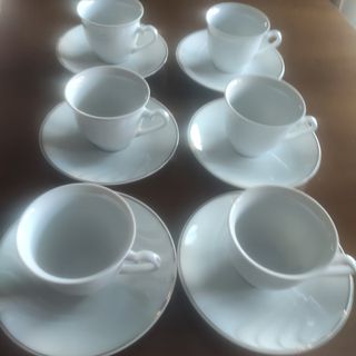 Café. Juego 6 tazas café.