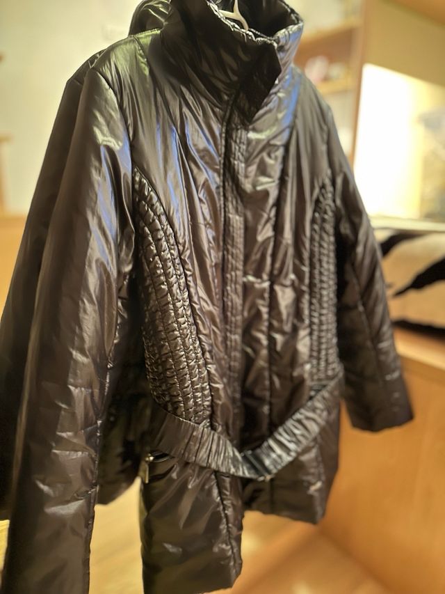 Añorak acolchado negro