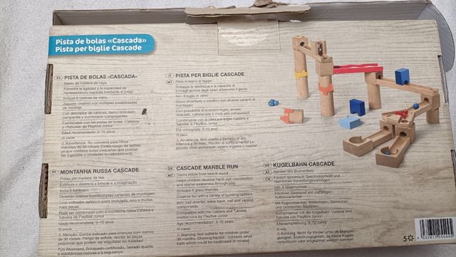 Pista de bolas canicas Cascada
