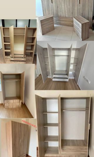 Canapés+ bases + Colchones + Armarios + Mesitas