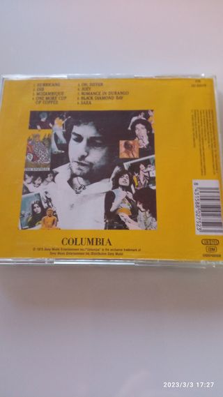 Cd Bob Dylan " Desire"