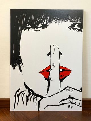 Set Quadri Valentina Crepax dipinto a mano moderno