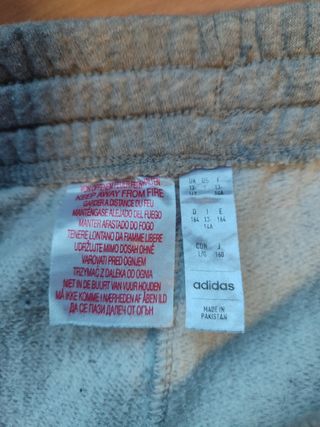Pantalones Adidas Grises