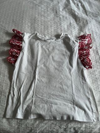 Top niña 10 años blanco