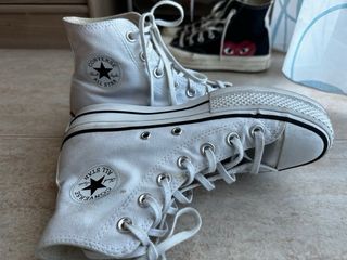 Converse Plataforma Blancas