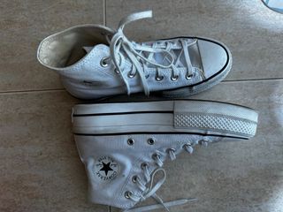 Converse Plataforma Blancas