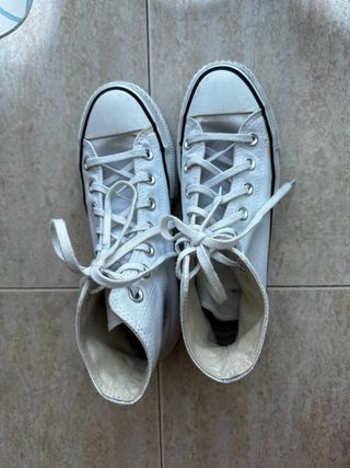 Converse Plataforma Blancas