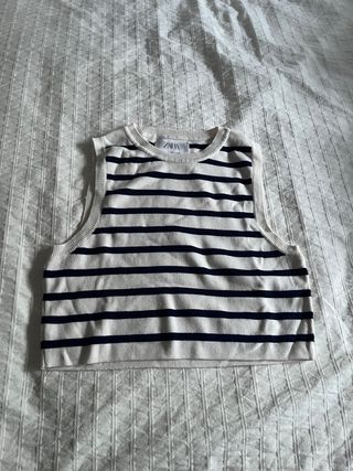 Top blanco niña 11-12 años zara