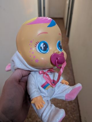 Muñeca bebé llorón unicornio