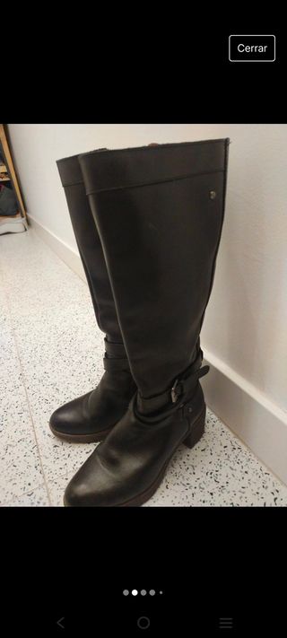 Botas altas negras Pikolinos 36