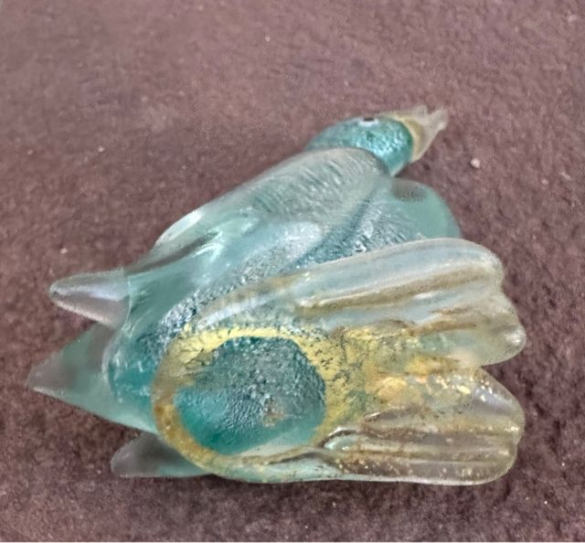 Figura de cristal soplado italiano pato