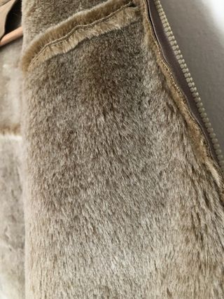 Chaquetón/ Abrigo mujer beige talla 46