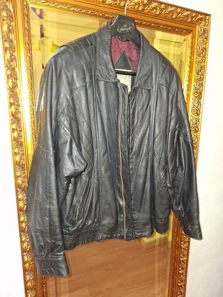 CAZADORA CUERO HOMBRE T/42