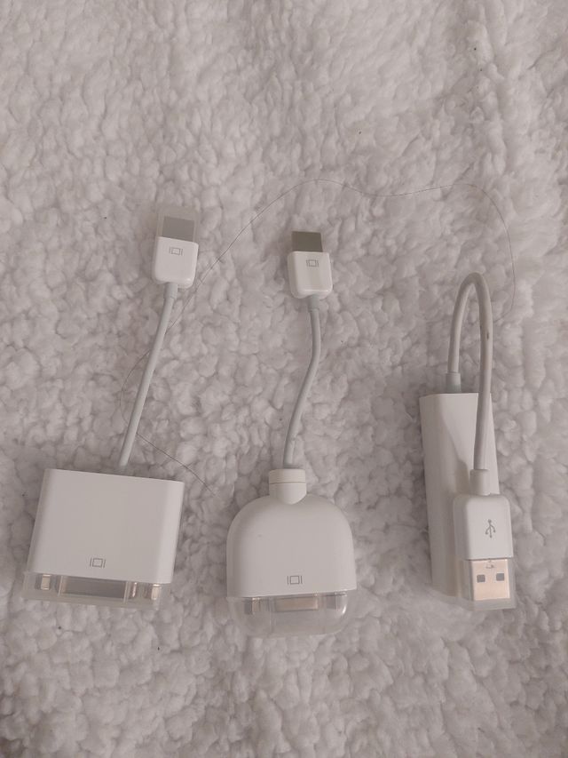 Apple cavi DVI, VGA, Ethernet