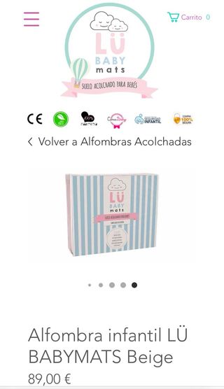 Suelo puzzle foam para bebés Lu Baby Mats