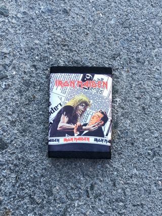 1990 Cartera Billetera Rock Iron Maiden Oficial Vi