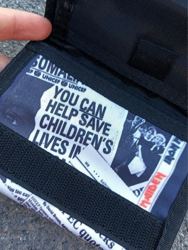 1990 Cartera Billetera Rock Iron Maiden Oficial Vi