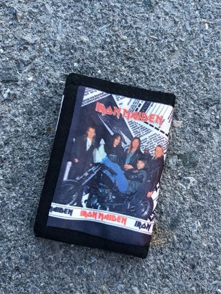 1990 Cartera Billetera Rock Iron Maiden Oficial Vi