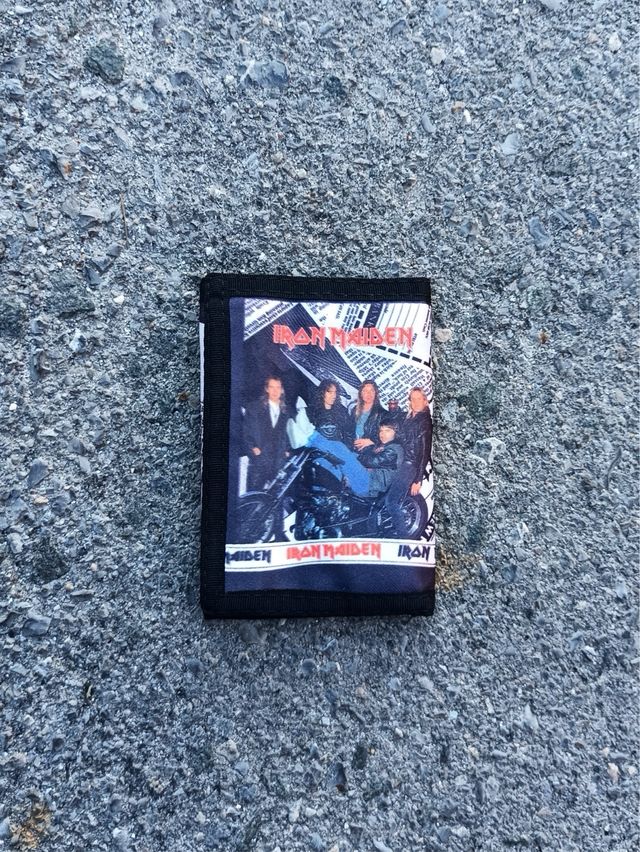 1990 Cartera Billetera Rock Iron Maiden Oficial Vi