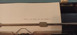 Máquina de escribir Olivetti Studio 46