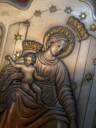 Quadro raffigurante Madonna di Pompei MC Ag 4g 146