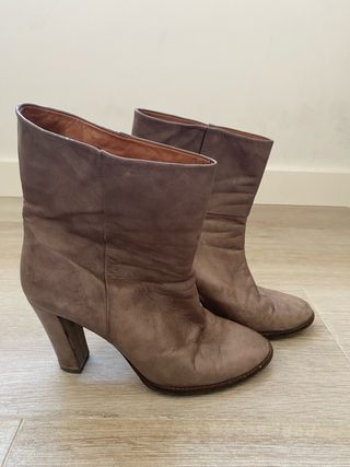 Botines de piel