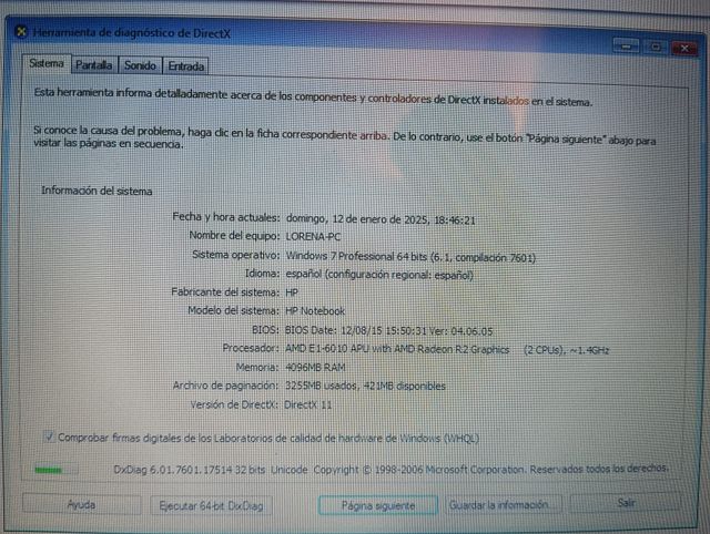 Ordenador HP Notebook 17"