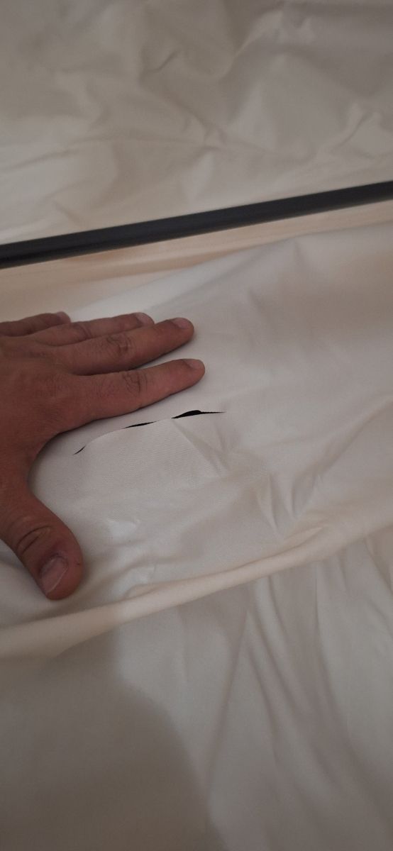 Sombrilla con pie regulable