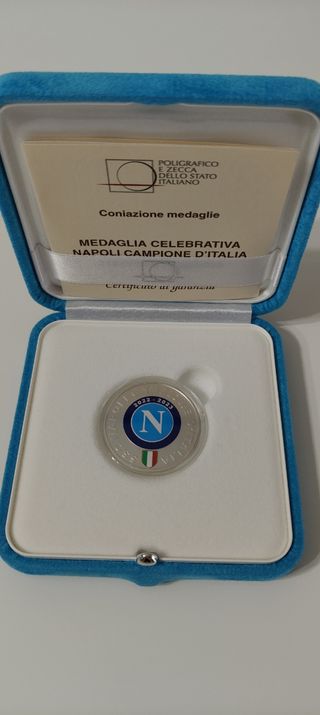 Medaglia celebrativa Napoli campioni