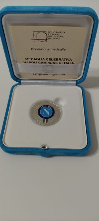 Medaglia celebrativa Napoli campioni