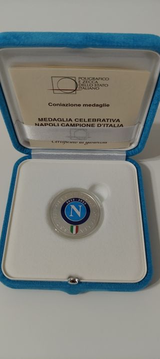 Medaglia celebrativa Napoli campioni