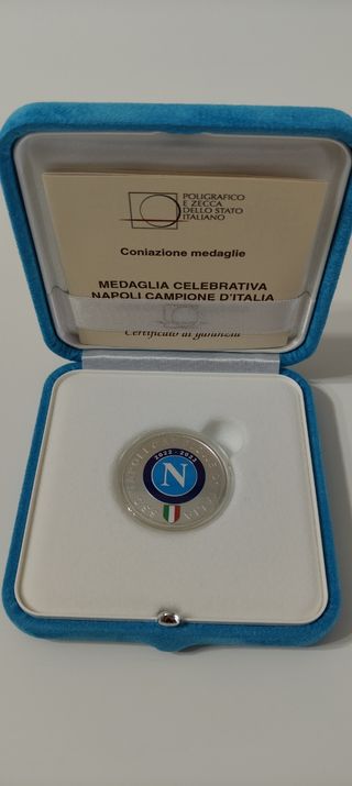 Medaglia celebrativa Napoli campioni