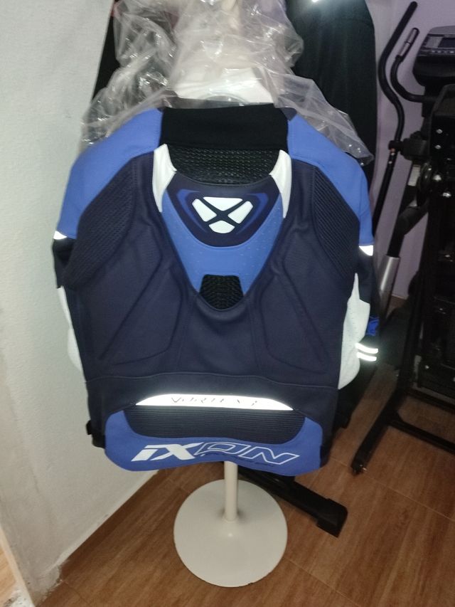 Chaqueta moto cuero ixon vortex3 