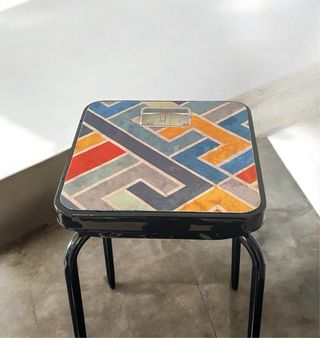 Taburete mesita de diseño