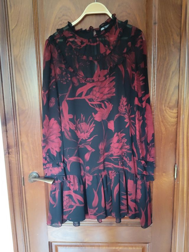 Vestido de tul de Zara