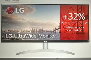 Monitor LG ultrawide ultrapanoramico