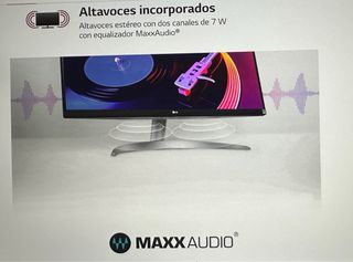 Monitor LG ultrawide ultrapanoramico