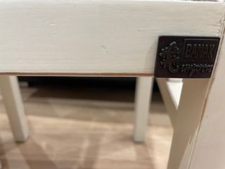 Sillas madera lacada blanco Banak 4 ud.