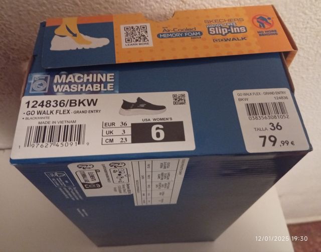 Caja SKETCHERS hands free Sleep-ins talla 36