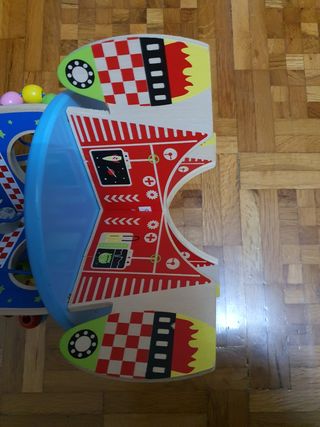 Cohete de madera interactivo Montessori