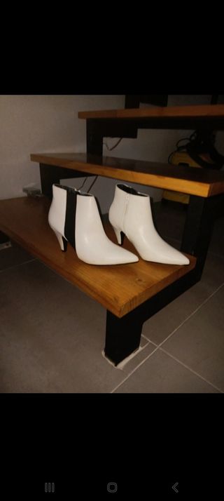 Botines blancos