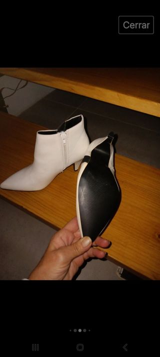 Botines blancos
