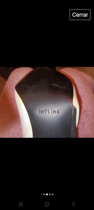 Botines blancos